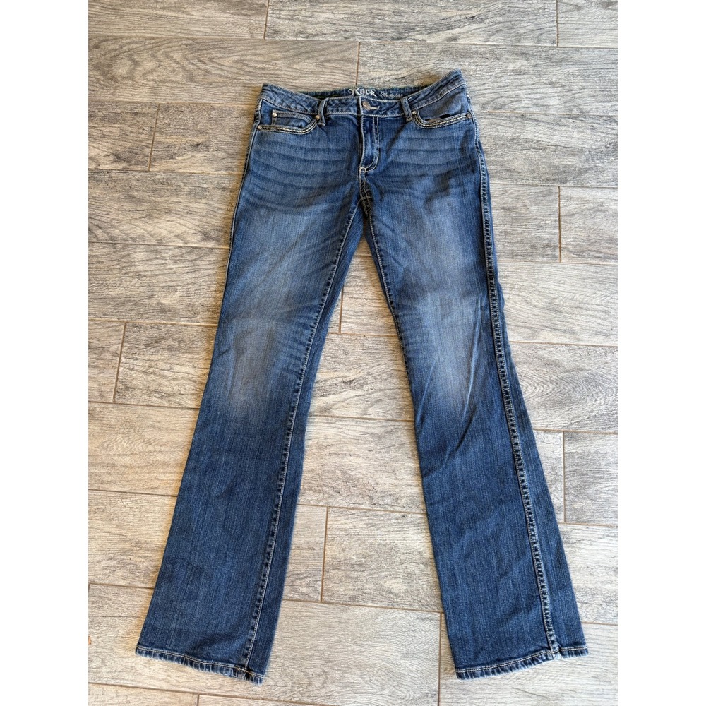 Wrangler‎ Rock 47 Jeans 9x36 Ultra Low Rise Aztec Bootcut 9 x 36 Western Boho